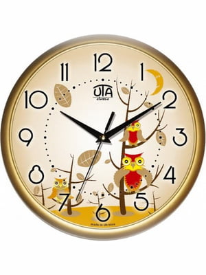 Настенные часы Сlassic Совята Gold | 6623464