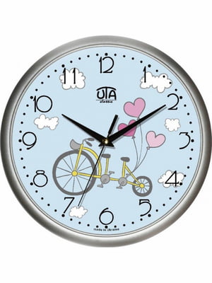 Настенные часы Сlassic Стильный Велосипед Grey | 6623467