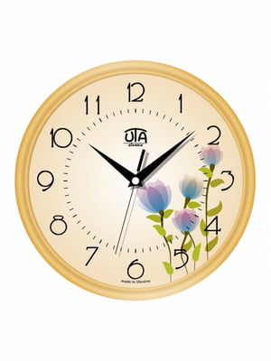 Настінний годинник Сlassic Квітучий Льон | 6623473