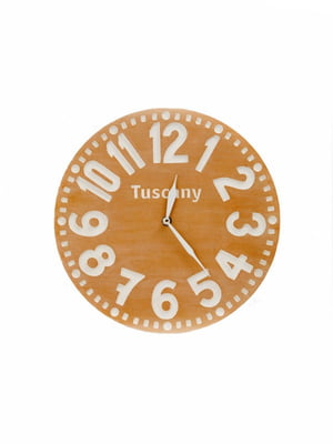 Настінний годинник Тоскана (теракотовий) | 6623484