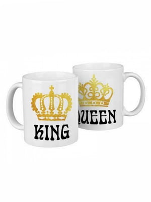 Парные чашки King&Queen (330 мл) | 6623551