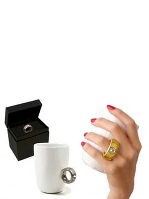 Чашка с бриллиантом “Золотое кольцо” (250 мл) | 6623655