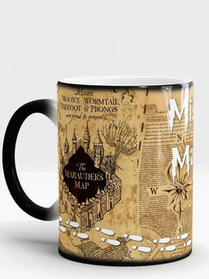 Чашка-хамелеон “Гарри Поттер, карта мародеров” (300 мл) | 6623678