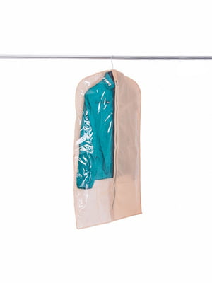 Чехол для одежды (60х100 см) — бежевый | 6623699