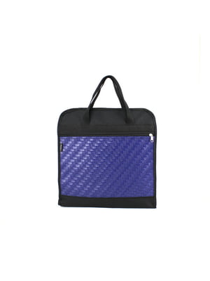 Хозяйственная сумка для покупок черно-фиолетовая | 6624078