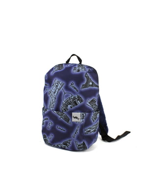 Рюкзак міський фіолетовий з принтом | 6624520