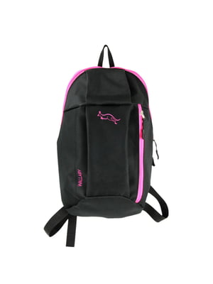 Міський рюкзак чорний з рожевим | 6624579