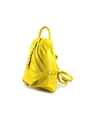 Сумка-рюкзак желтая | 6624633