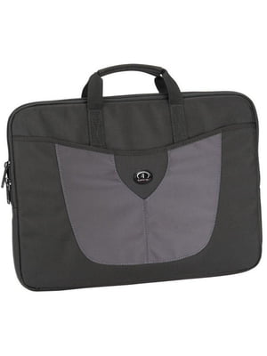 Компактна чорна сумка для ноутбука 17 дюймів | 6625477