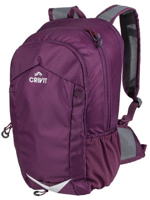 Спортивный рюкзак фиолетовый с увеличением объема и дождевиком (14+3L) | 6625488