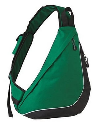 Міський рюкзак на одне плече зелений (15L) | 6625631