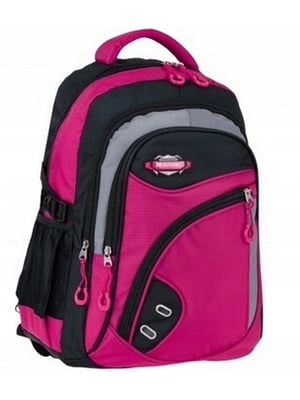 Вместительный женский рюкзак розовый (25L) | 6625641