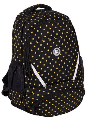 Рюкзак молодіжний чорний із зірками (18L) | 6625701