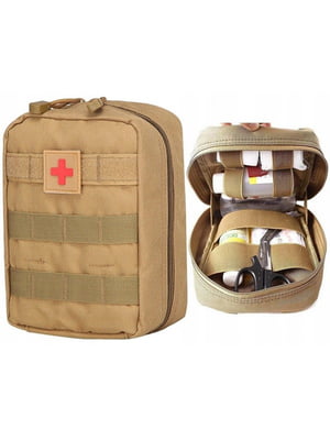 Армійська сумка для медикаментів кольору койот | 6625735