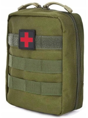 Тактическая аптечка, армейская сумка для медикаментов цвета хаки | 6625736