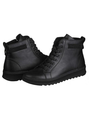 Черные зимние ботинки | 6619554