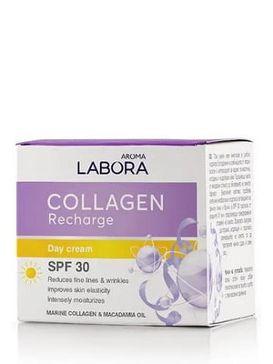 Крем для обличчя LABORA COLLAGEN RECHARGE 30+ SPF 30 денний (50 мл) | 6627811