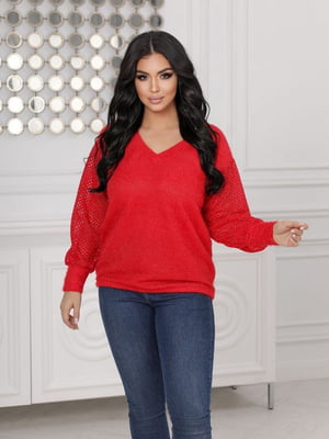 Червоний пуловер | 6627990