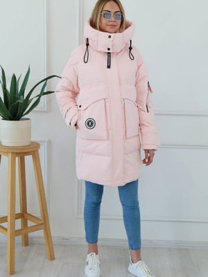 Рожева тепла куртка | 6628260