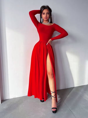 Сукня А-силуету червона | 6628481
