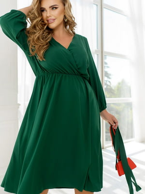 Витончена зелена сукня | 6628969