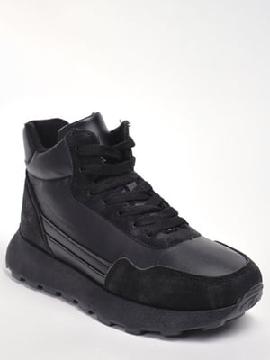 Високі зимові чорні кросівки | 6629512