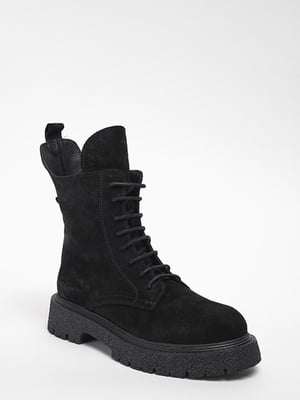 Ботинки замшевые черные | 6629524