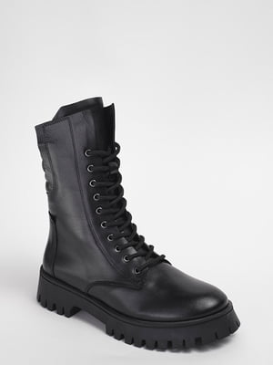 Ботинки кожаные черные | 6629525