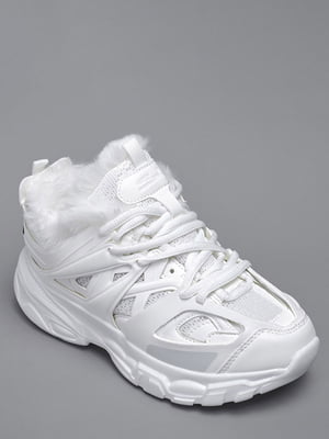 Кросівки білі зимові на хутрі | 6629590