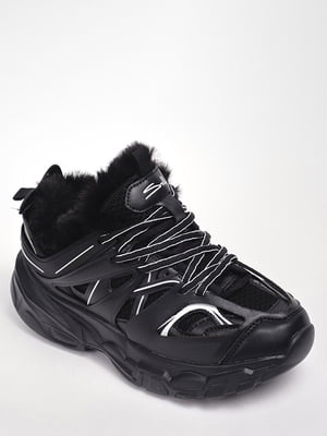 Кросівки чорні зимові на хутрі | 6629596
