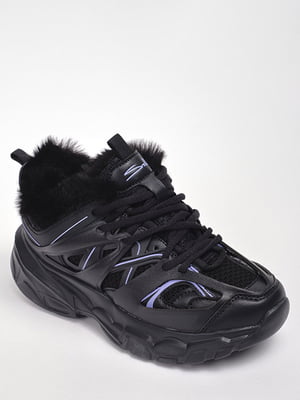 Кросівки чорні зимові на хутрі | 6629606