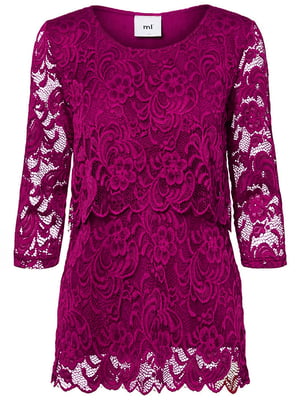 Кружевная розовая блуза для берменных | 6255675