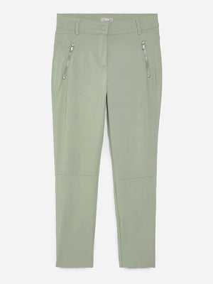 Зауженные брюки зеленые | 6630317