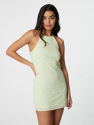 Сукня-міні зелена | 6630402