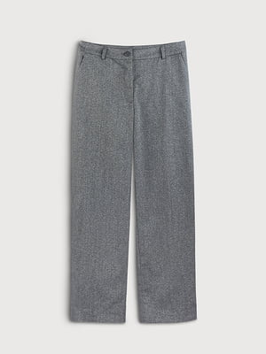 Прямые брюки серые | 6630425