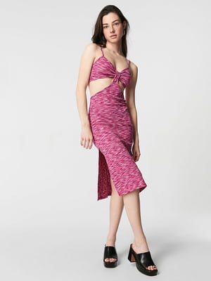 Сукня фіолетова з вирізами | 6630613