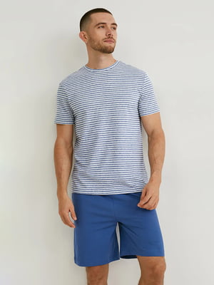 Піжама: блакитна футболка та шорти | 6630979