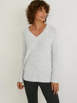 Пуловер серый | 6631041
