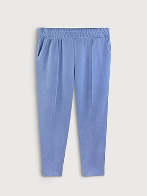 Зауженные брюки голубые | 6631261