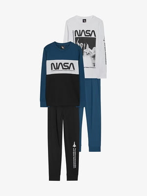 Комплект хлопковых пижам NASA (2 шт.) | 6631909