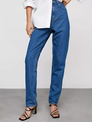 Класичні сині джинси із щільного деніму | 6631935