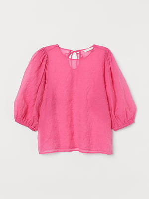 Рожева блуза рукавами-ліхтариками | 6632045