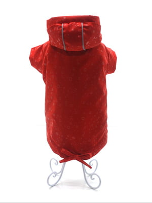 Вітровка куртка для собак малих порід Zoo-hunt Сімба з капюшоном червона 3XS | 6633118