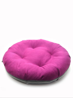 Лежак Zoo-hunt пончик круглий для собак і котів Магнус рожевий №3 90х14 см | 6633322