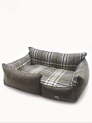 Лежак для собак Шотландія прямокутний бежевий №1 400х500х220 мм | 6633367