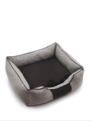 Лежак для собак та котів Геросс прямокутний бежевий, коричневий №1 40х50х16 см | 6633394