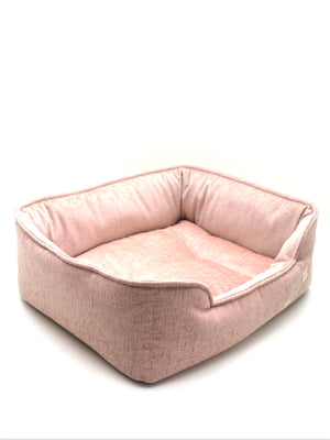Лежак для собак та котів Zoo-hunt Мінор двосторонній рожевий №1 40х50х19 см | 6633399