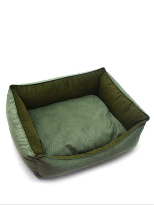 Лежак для собак та котів Zoo-hunt Меджік прямокутний зелений №1 40х50х16 см | 6633404