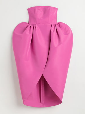 Вечернее розовое платье в форме цветка | 6632407
