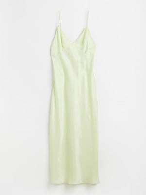 Платье в бельевом стиле салатового цвета | 6632429